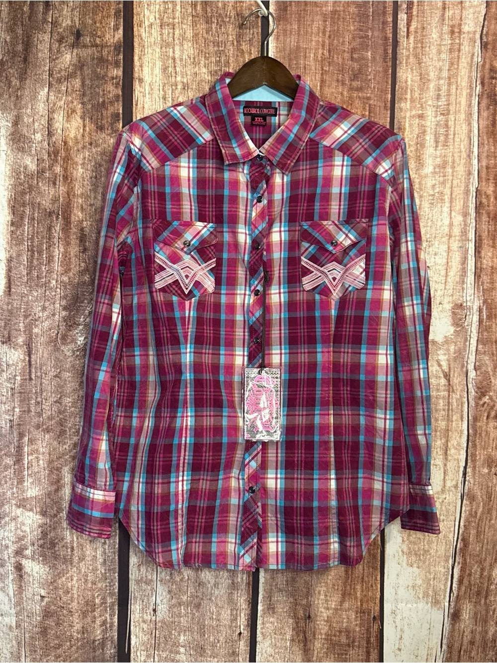 Rock & Roll Cowgirl pearl snap Western Shirt